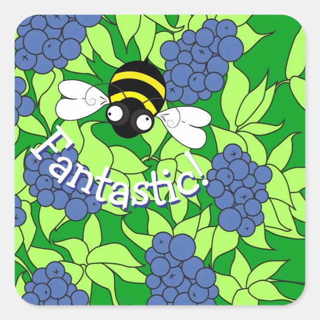 Fantastic Bee Sticker (Devant)