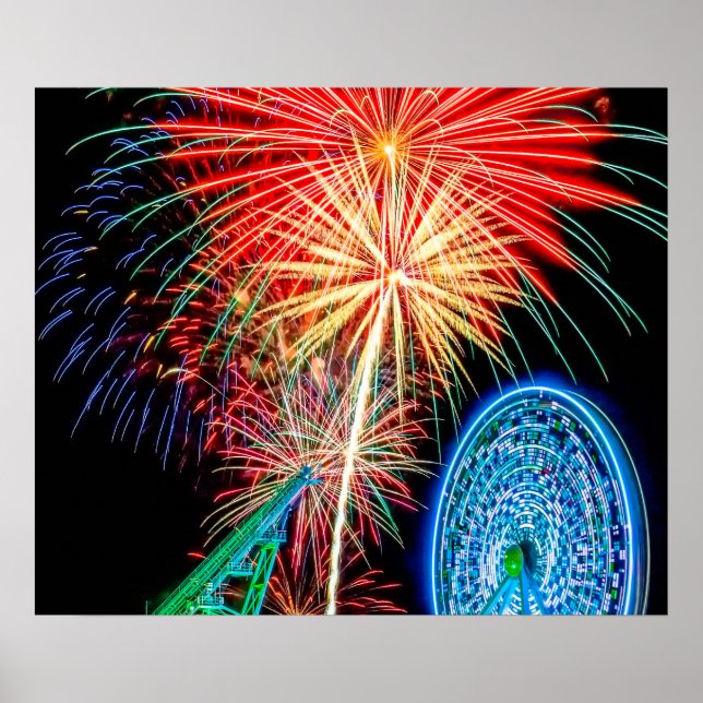 Fantastic Fireworks Poster (Devant)