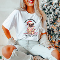 Fantastique Carlin de Noël T-shirt femme