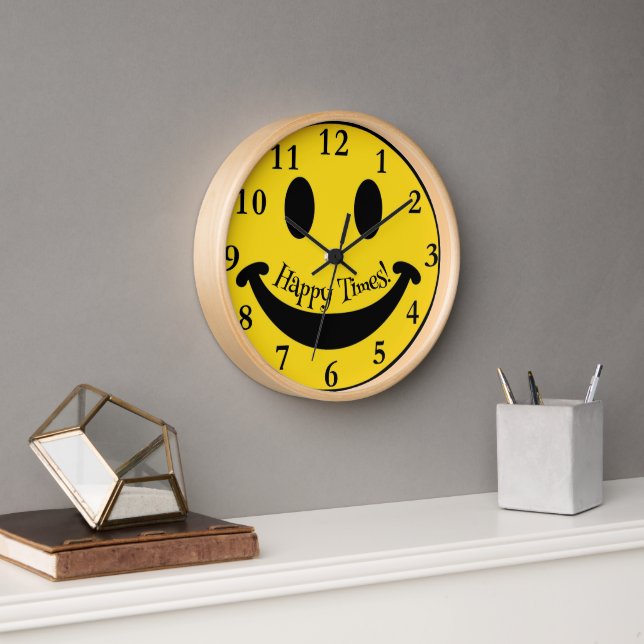Fantastique Happy Times Horloge murale! (Bureau)