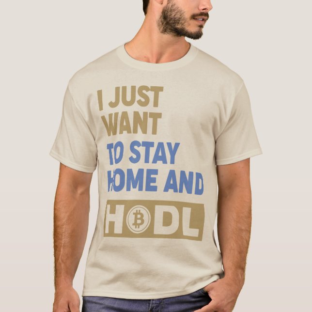 Fantastique Hodl Crypto Bitcoin Logo T-Shirt avant (Devant)