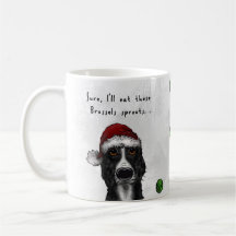 Fantastique Noël Bordure Collie Mug - Germes