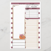 Fantastique Notes d'automne Jour Viewer Planner In