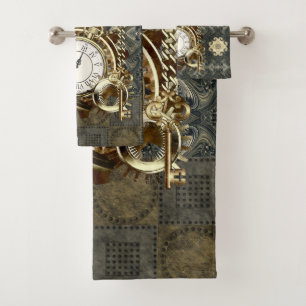 Fantastique Rusty et Gold Steampunk Art