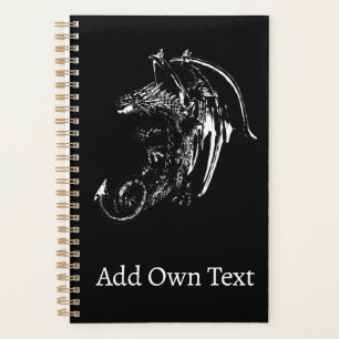 Fantastique Sombre Nuit Bête Ailes de Feu Art Goth
