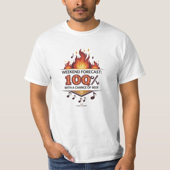 Fantastique T-shirt barbecue et bière pour hommes  (Devant)