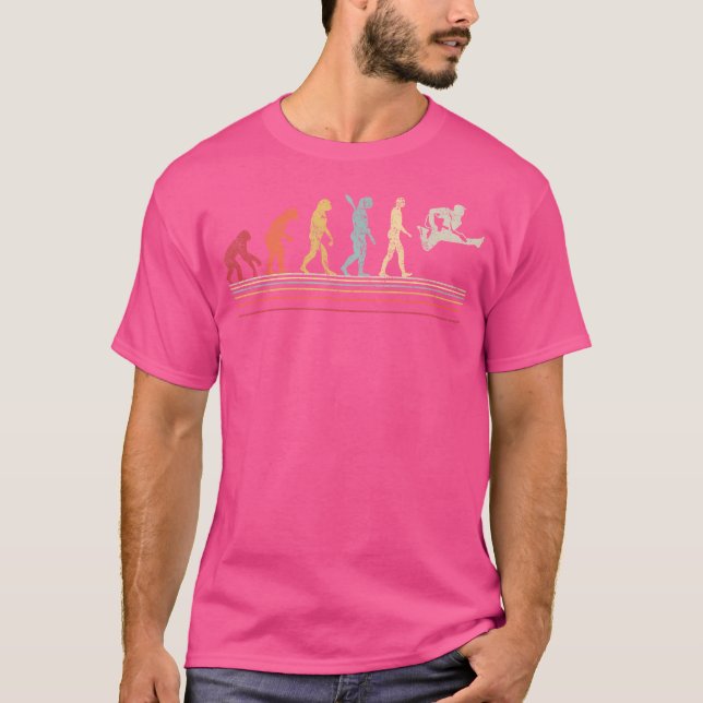 Fantastique T-shirt Guitare. Évolution Vintage Rét (Devant)