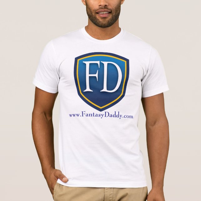 FantasyDaddy.com T-shirt en toile Bella de base (Devant)