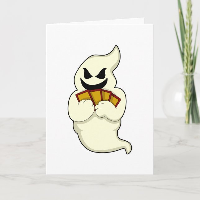 Fantôme au Poker avec des cartes de Poker (Devant)