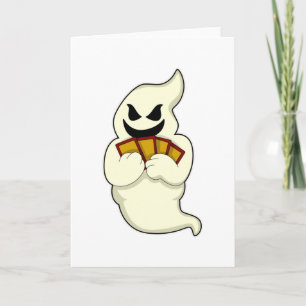 Fantôme au poker avec des cartes de poker