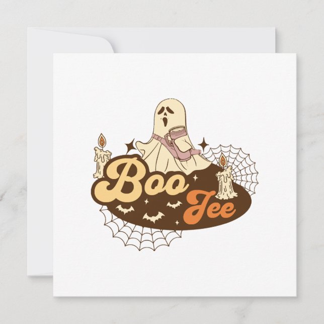 Fantôme Boo-Jee Halloween drôle (Devant)