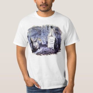 Fantôme dans le T-shirt de cimetière