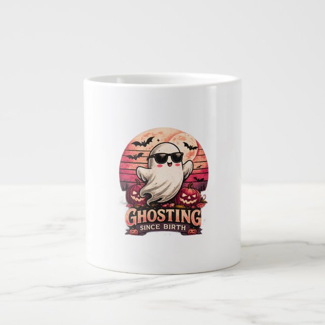 Fantôme depuis la naissance Mug drôle d'Halloween  (Devant)