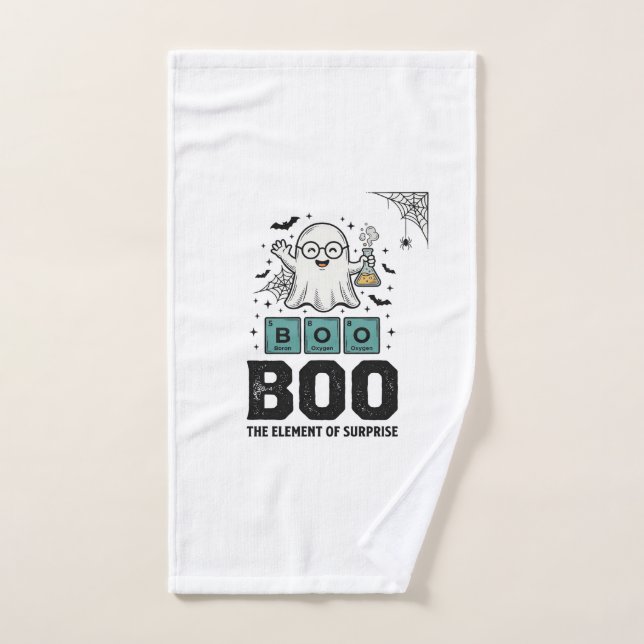 Fantôme d'Halloween Science Drôle Vintage_1 (Serviette à main)