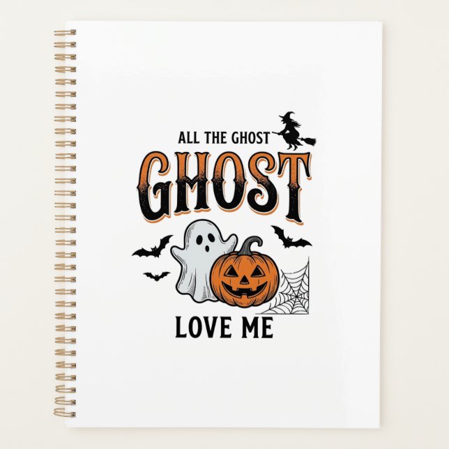 Fantôme d'Halloween Tous les fantômes m'aiment Drô (Devant)