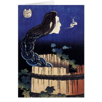 Fantôme d'Okiku - Hokusai