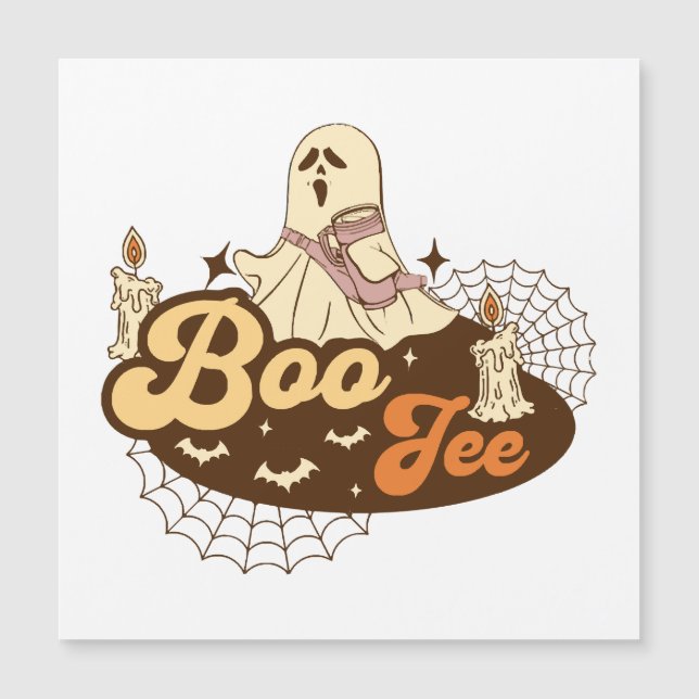 Fantôme drôle d'Halloween Boo-Jee (Devant)