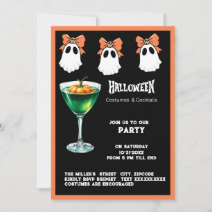 fantôme éffrayant & Costumes et cocktails Hallowee