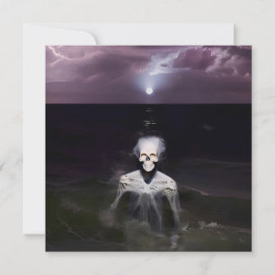 Fantôme en mer - Peinture à l'huile