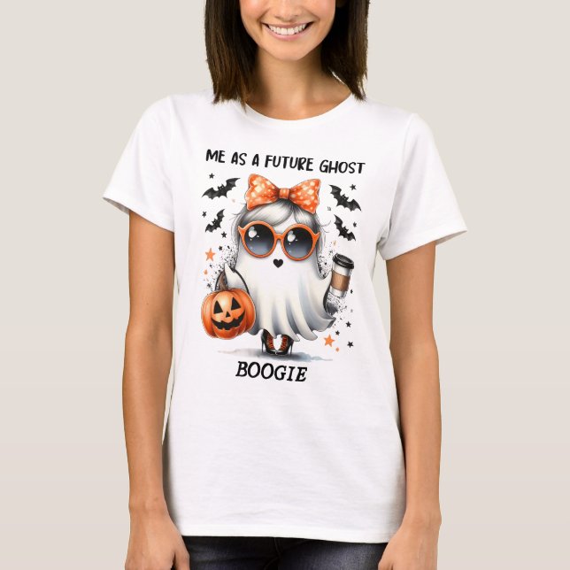 Fantôme Fantôme Halloween T-shirt (Devant)