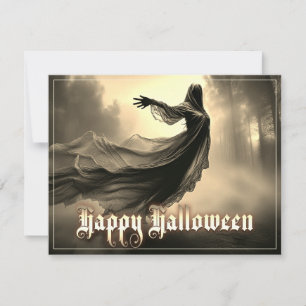 Fantôme Féminin Noir dans l'Enfer - Halloween