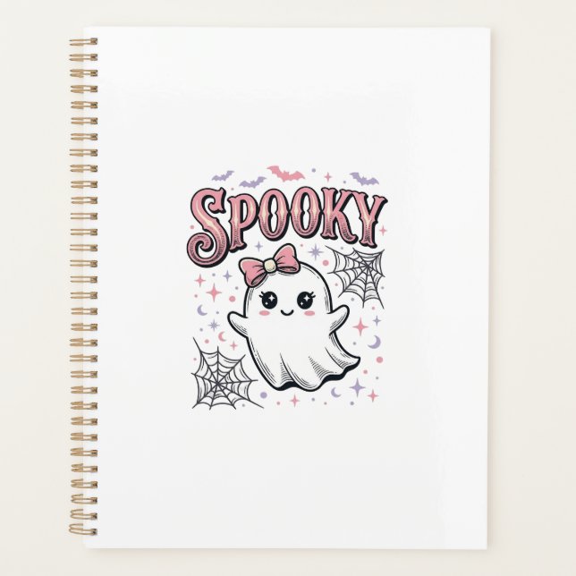 Fantôme Mignon Effrayant Design de Chemise Hallowe (Devant)