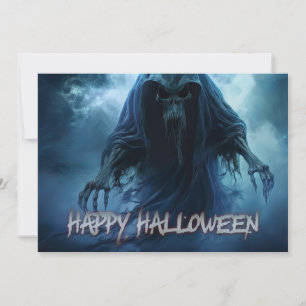 Fantôme noir dans un paysage infernal - Halloween