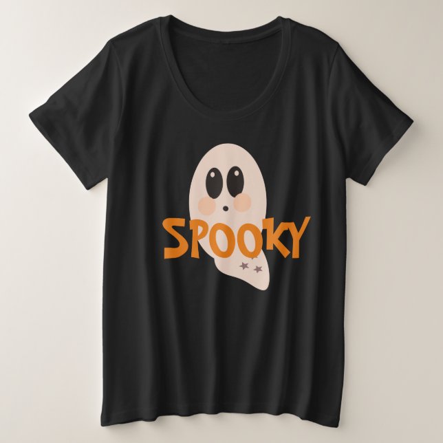 Fantôme Rétro Halloween Effrayant  (Design devant)