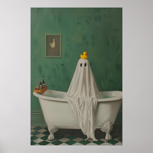 Fantôme Victorien dans la Salle de Bain, Affiche V (Devant)