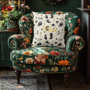 Fantômes célestes Coussin personnalisé avec nom