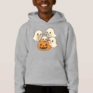 Fantômes mignons en Sweat - shirt à capuche Citrou