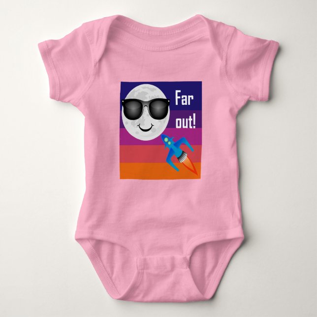 Far Out Design - Body bébé en jersey (Devant)