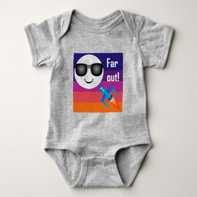 Far Out Design - Body bébé en jersey (Devant)