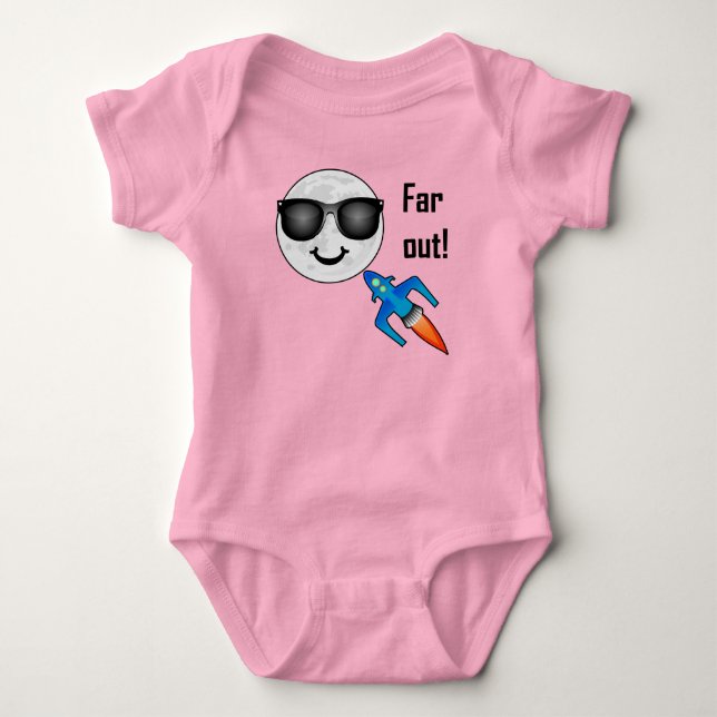 Far Out Design - Body bébé en jersey (Devant)