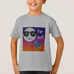 Far Out Design - T-shirt de base pour enfants