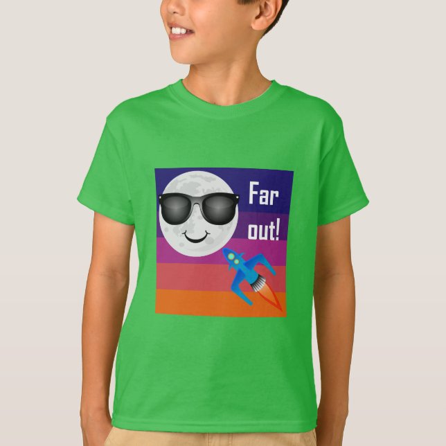 Far Out Design - T-shirt de base pour enfants (Devant)