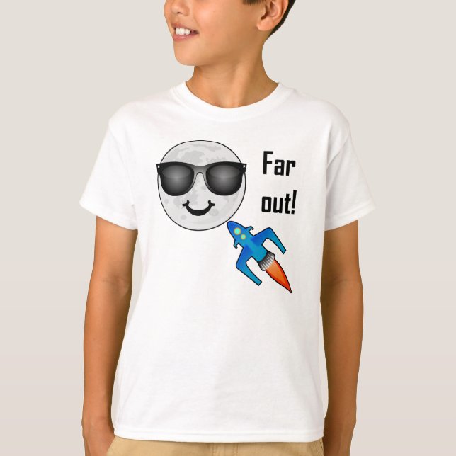 Far Out Design - T-shirt de base pour enfants (Devant)