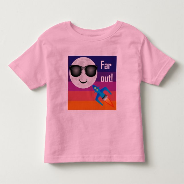 Far Out Design - Toddler Fine Jersey T-Shirt (Devant)
