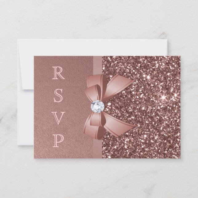 Fard à joues Rose Gold Pailleté Ruban RSVP (Devant)