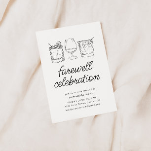 Farewell Moving Retirement Party Invitation Boisso