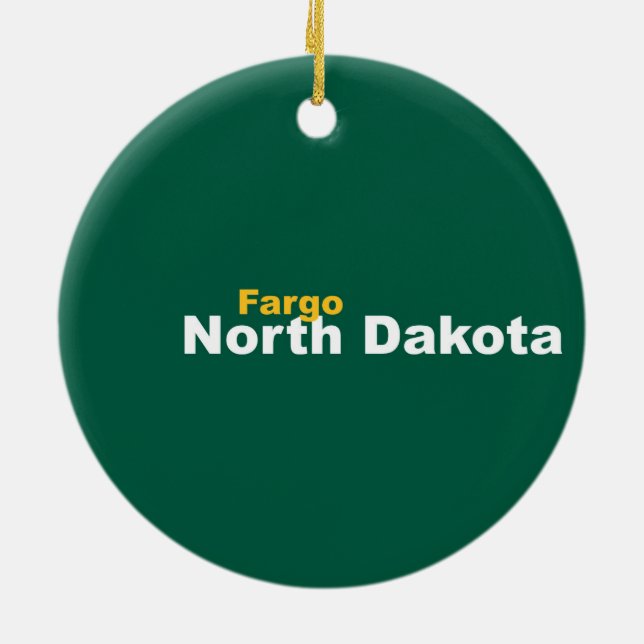 Fargo, ornement du Dakota du Nord (Dos)