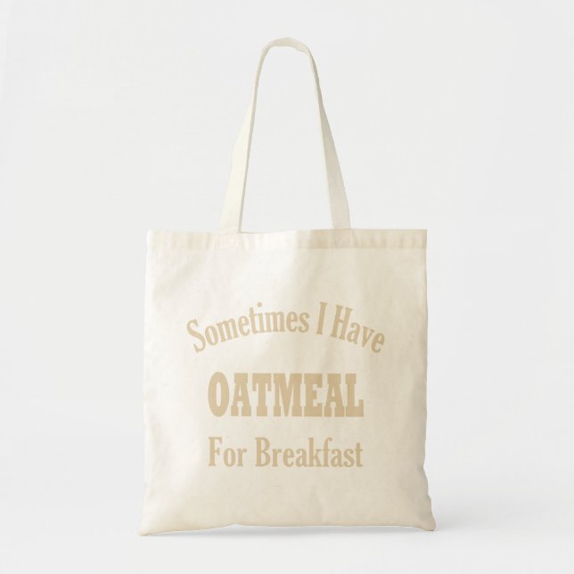 Farine d'avoine pour le sac de petit déjeuner (Devant)