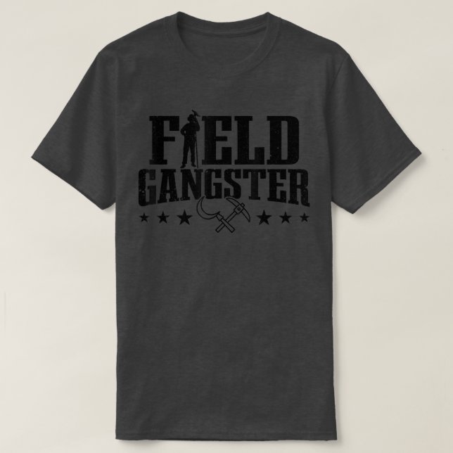 Farmer Field Gangster Farming T-Shirt (Design devant)
