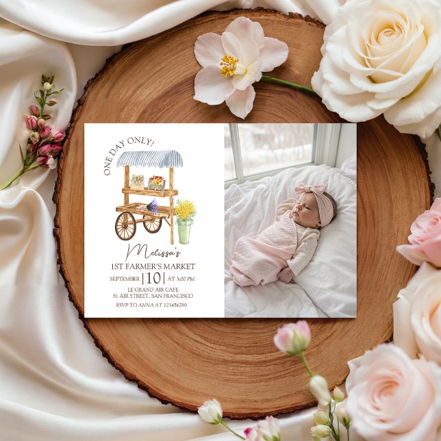 Farmer’s Market Photo Invitation (Créateur téléchargé)