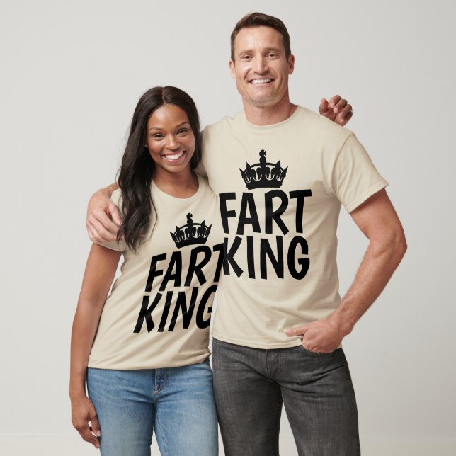 FART KING T-shirts amusants pour papa ou mari (Unisexe)
