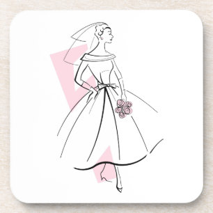 Fashion Bride dessous de verre rose liège retour