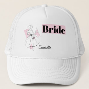 Fashion Bride Pink Group Bride casquette