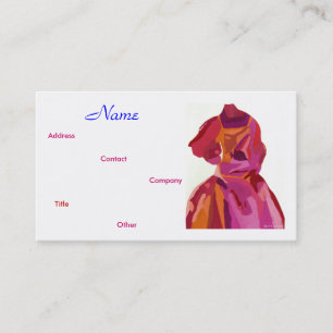 Fashion Designer Automne IV Carte de visite