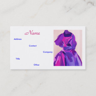 Fashion Designer I Carte de visite