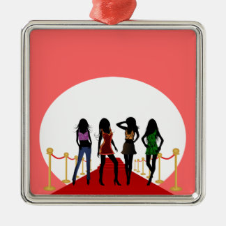 Fashion Girls Tapis rouge rose ornements personnal